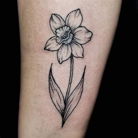 Daffodil flower tattoo. Things To Know About Daffodil flower tattoo. 